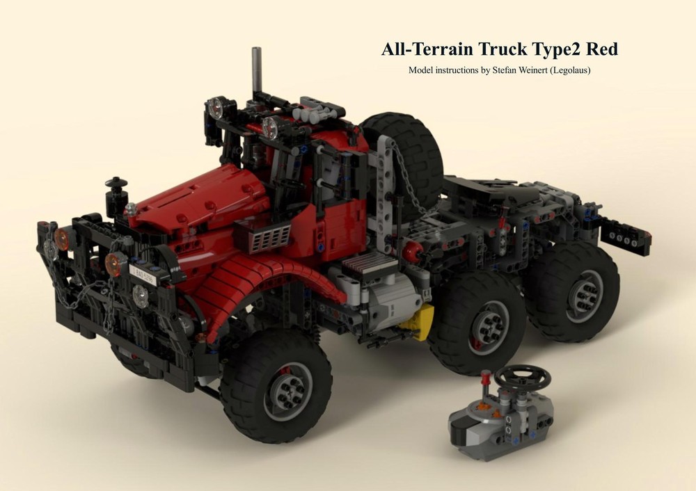Lego All-Terrain (Offroad) Truck Type2 Red Remote Controlled