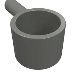 Equipment Saucepan / Dark Bluish Gray