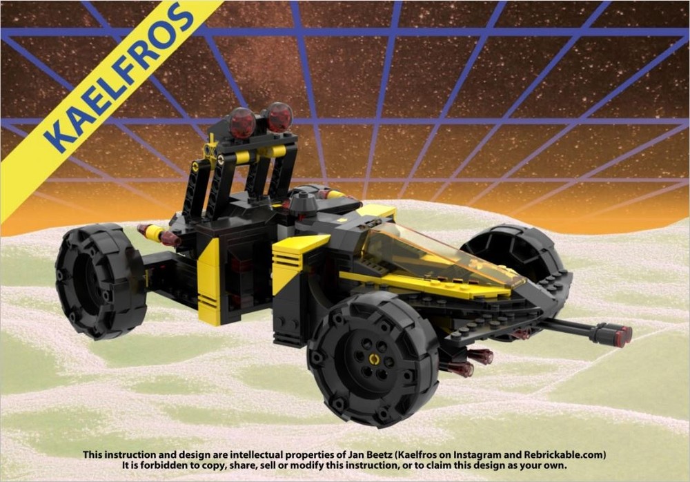 Lego Blacktron I - Battrax - Remake
