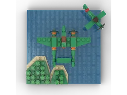 Shmup Micro Diorama P-38