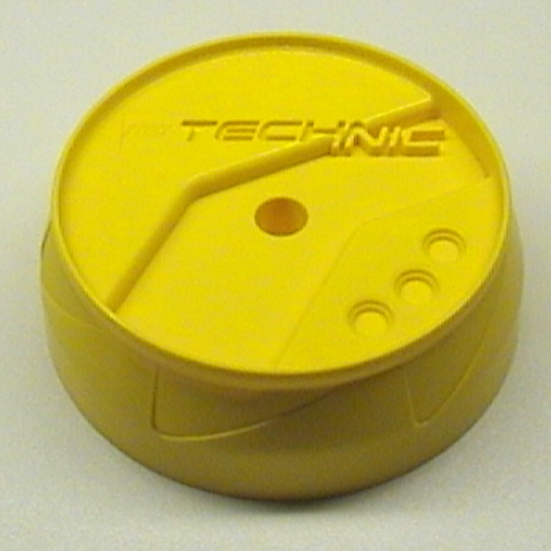 Lego Packaging Lid, Canister Top, RoboRider / Yellow