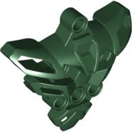 Lego Large Figure Skeletal, Torso with 6 Holes (Matoran) / Dark Green