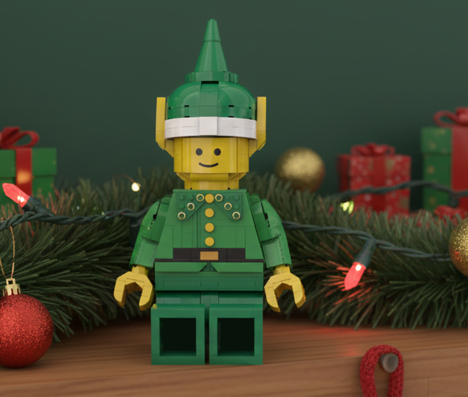 Lego Up-scaled Sant's Elf for 40820