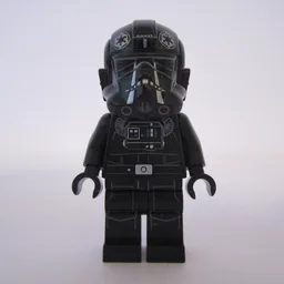 TIE Pilot, Printed Legs, Printed Arms