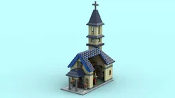 City Church Roof Blue
