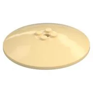Dish 8 x 8 Inverted [Radar], Solid Studs, Rounded Anti-stud Underside / Tan