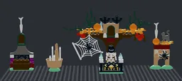 spooky tree with side builds