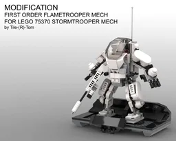 First Order Flametrooper Mech MOD V12 for 75370