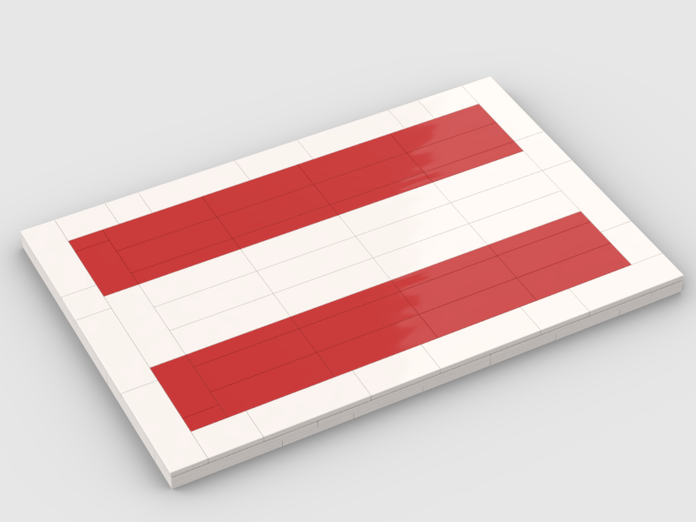 Lego Flag of Austria