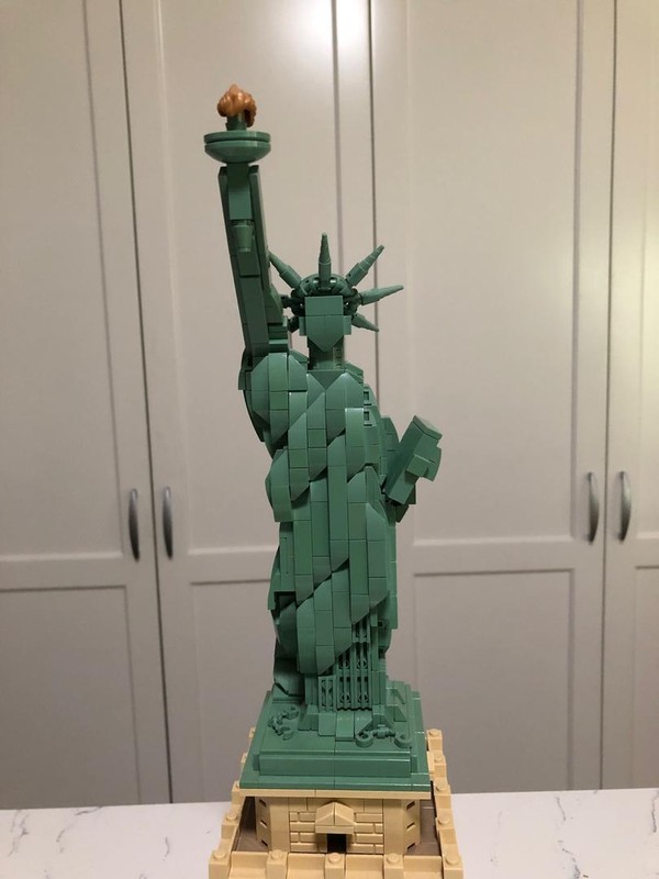 Lego 21042 Statue of Liberty Modifications