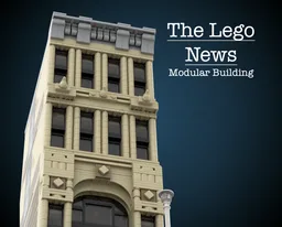 "The Lego News" Newspaper building - Modular