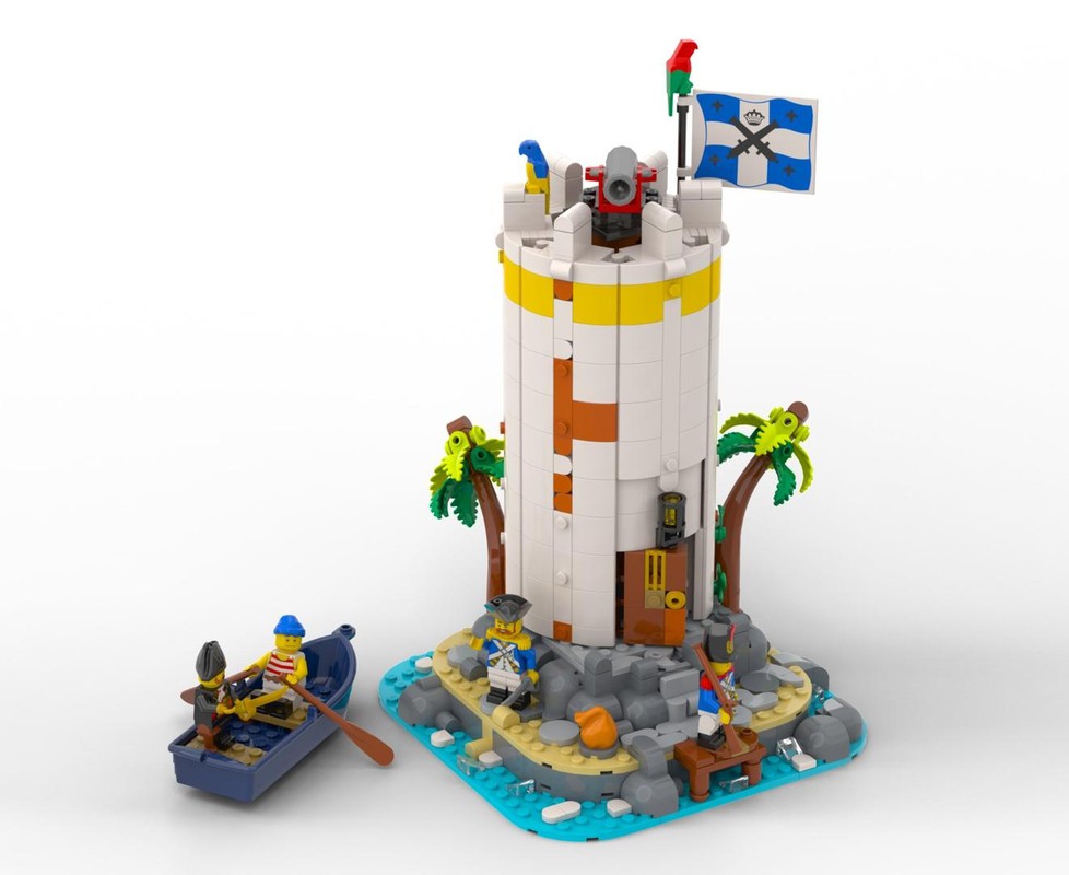 Lego Bluecoats Lagoon Imperial Turret