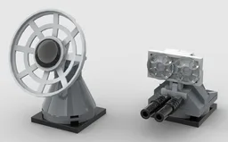Imperial Wall - Turret + Antenna