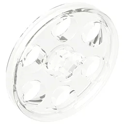 Technic Wedge Belt Wheel [aka Pulley] / Trans-Clear