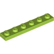 Plate 1 x 6 / Lime