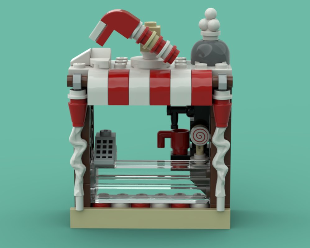 Lego Holiday market stand