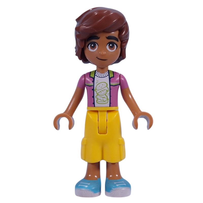 Lego Leo - Dark Pink Jacket, Yellow Pants