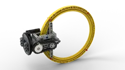 Quarter Rack Hubless Wheel Component