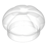 Lego Hat, Chef / Baker / Trans-Clear