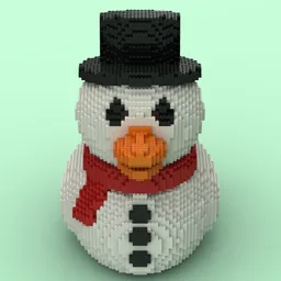 Snowman Rubber Duck