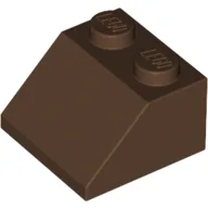Brick Sloped 45° 2 x 2 / Brown
