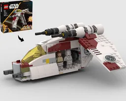 Republic Gunship LAAT/i - Alternate Build of 75432 V-19 Torrent Starfighter