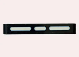 Technic, Liftarm Thick 1 x 7 with 3 White Bars (Shuttle Lights) Pattern (Sticker) - Set 75156