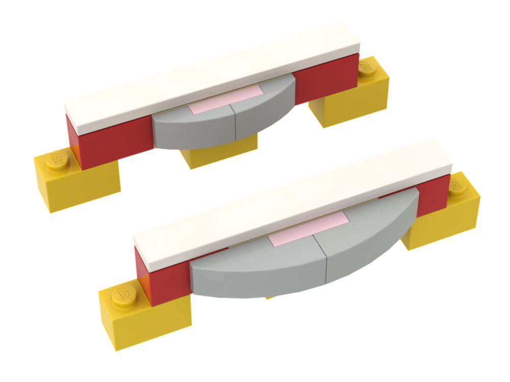 Lego Fixed Nano Monorail Chain Tensioners