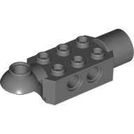Lego Technic Brick Special 2 x 3 with Pin Holes, Rotation Joint Ball Half [Horizontal Top], Rotation Joint Socket