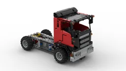 Clean 4 wheel Truck Chassis with cabin and off road tires