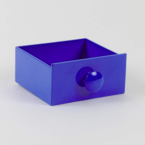 Lego Duplo Cabinet Drawer 4 x 4 with Round Handle / Blue