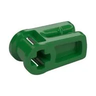 Wire Clip with Axle Hole / Green