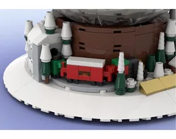 Winter Cabin Snow Globe