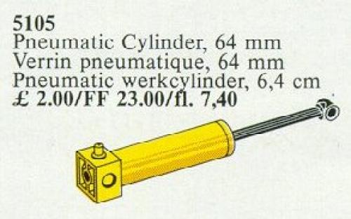 Lego Pneumatic Cylinder, 64 mm
