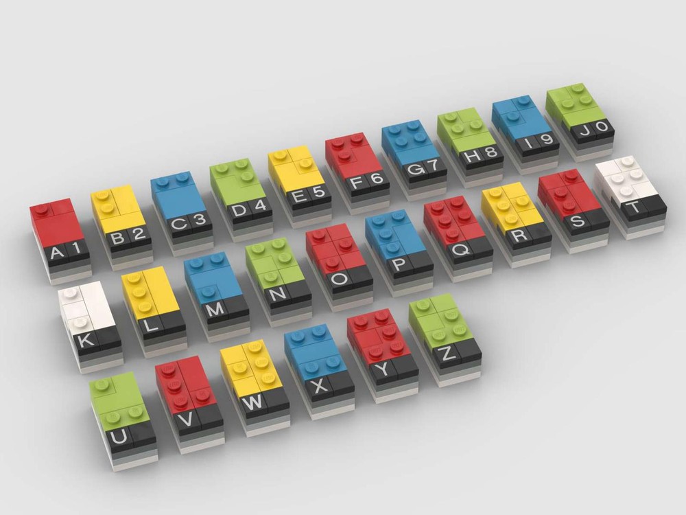 Lego BRAILLE ALPHABET