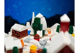 Winter Village Snow Globe