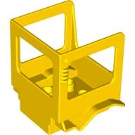 Duplo Backhoe Tractor Cabin / Yellow