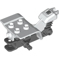 Lego Vehicle Body, Tricycle Top with Dark Bluish Gray Chassis