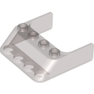 Lego Windscreen 4 x 4 x 1 / Trans-Brown