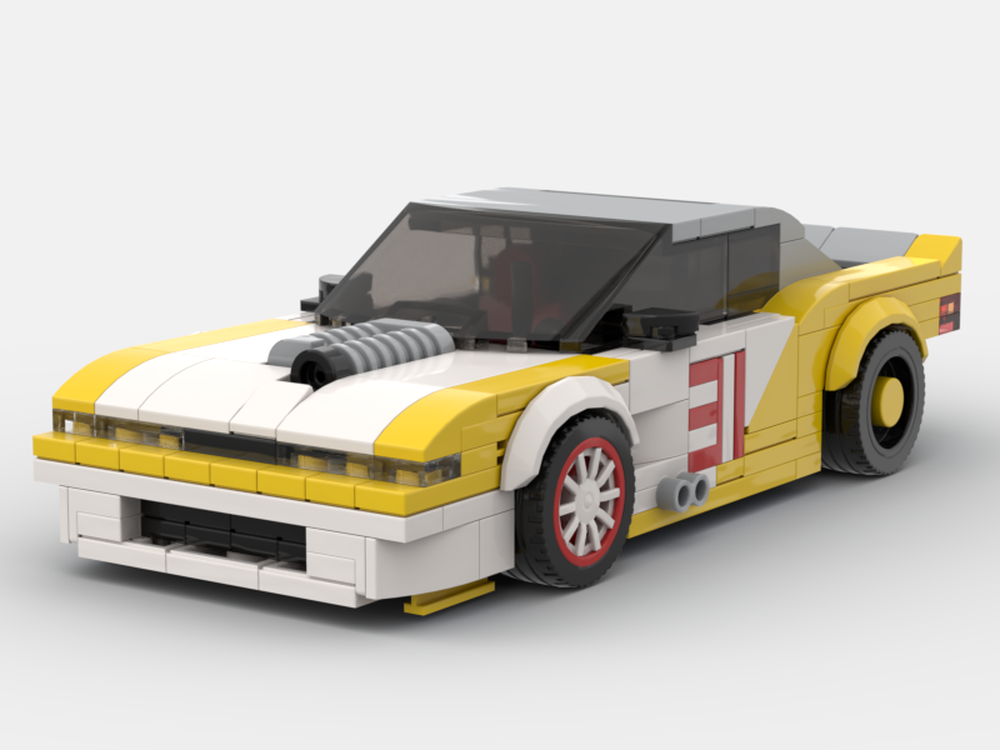 Lego Nissan Silvia S13 240SX Formula Drift Custom (250 Follower Special)