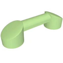 Bar 1 x 3 (Radio Handle, Phone Handset) / Medium Green