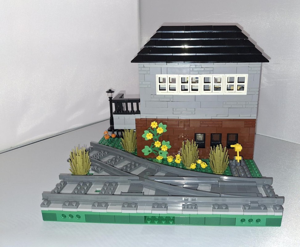 Lego Railway Signal Box