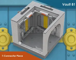 Fallout 4 - Vault 81 triple connector piece