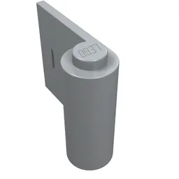 Door 1 x 3 x 2 Left / Light Bluish Gray