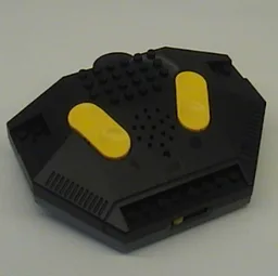 Control Unit / Remote, Train 9V / RC, Dark Bluish Gray Bottom, Yellow Buttons
