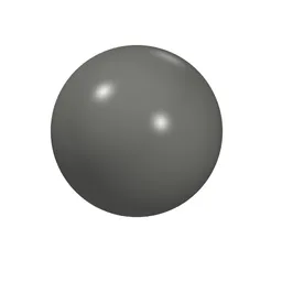 Ball, Hard Plastic, 51mm (approx. 6 studs diameter) / Blue