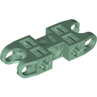 Technic Axle and Pin Connector 2 x 5 with Two Ball Joint Sockets / Sand Green