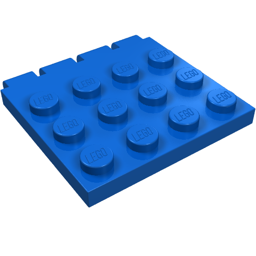 Lego Hinge Vehicle Roof 4 x 4 / Blue