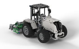 Autonomous tractor + mechanical harrow