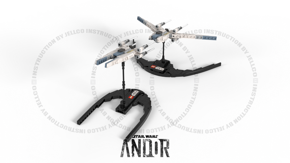 Lego Ultramicro UT-60D Rebel Starfighter Desktop Version